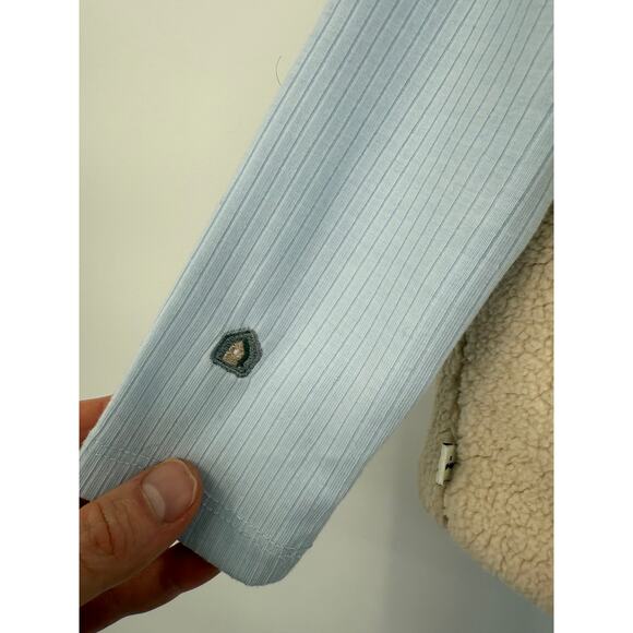 NWT Petite Mason X NONO Infant 3 Piece Set Top Bottoms Teddy Sherpa Vest 12M - Picture 7 of 8